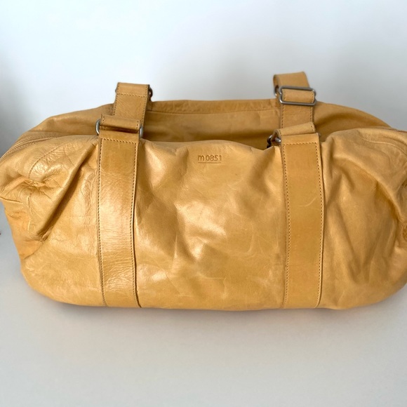 Bags M851 Yellow Leather Tennisduffel Bag Poshmark